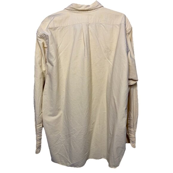 Ralph Lauren Polo Men's XXL Yellow Classic‎ Fit Long Sleeve Oxford Shirt - Picture 4 of 4